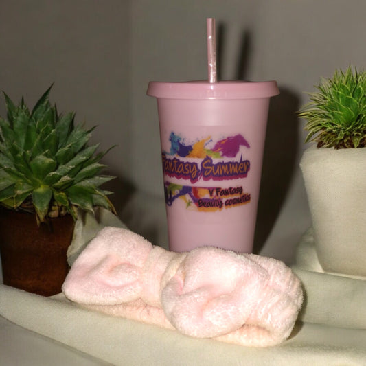 Headband and Fantasy summer tumbler cup Bundle