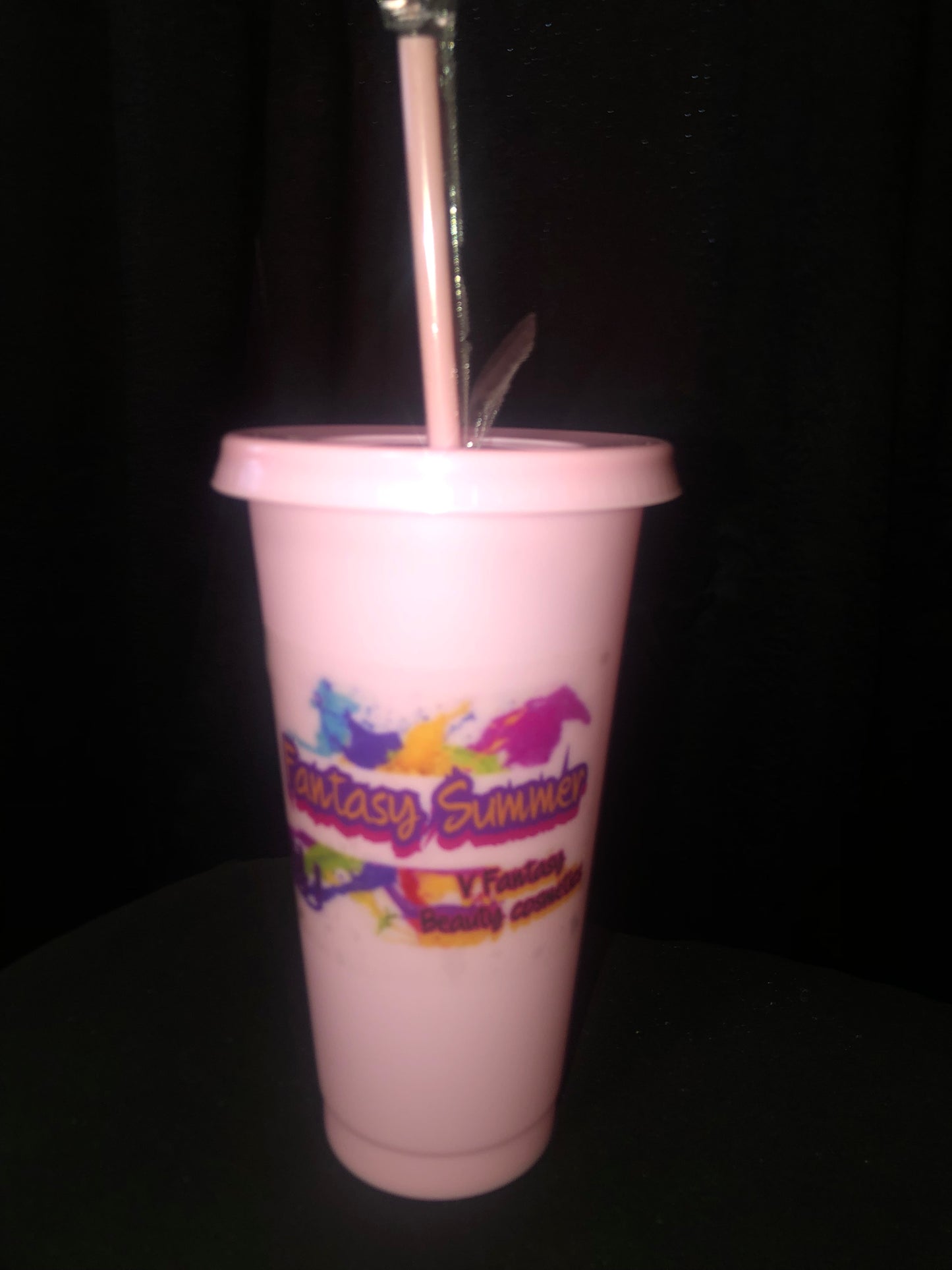 Fantasy Barbie Summer Tumblers with straw